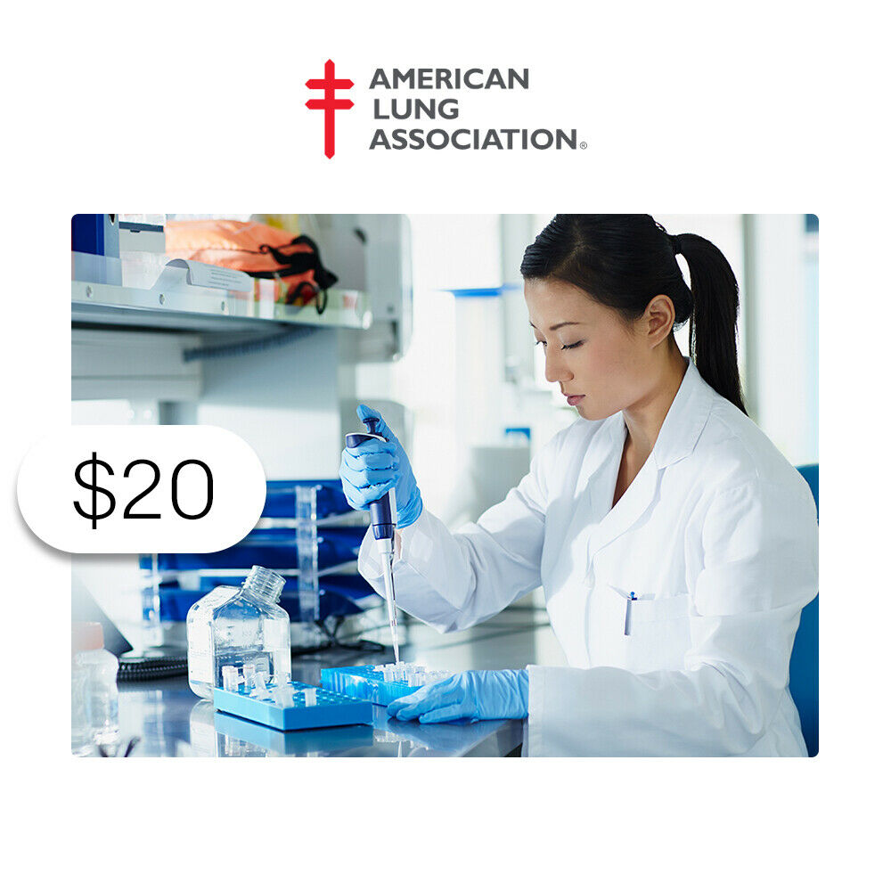 $20 Charitable Donation For: Support for Lung Health Research